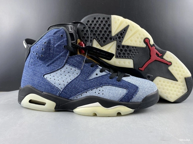 Rep TB Washed 6 Jordan Denim Air CT5350-401 0707
